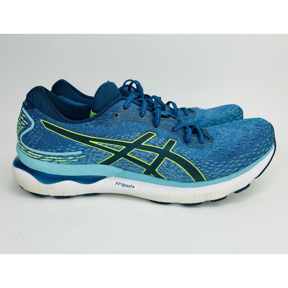 Size 13 - Asics Gel Nimbus 24 Lake Drive Hazard Green